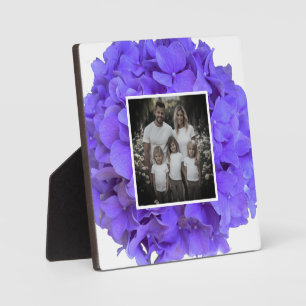 Elegante violette Lavendel Flieder florale Hortens Fotoplatte