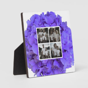 Elegante violette Lavendel Flieder florale Hortens Fotoplatte