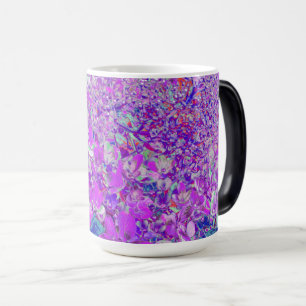 Elegante violette und blaue Limelight-Hortensie Verwandlungstasse