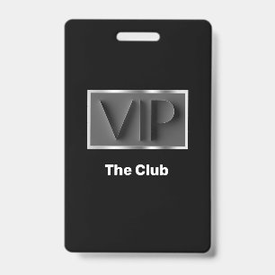 Elegante VIP-Club-Eintrittsabzeichen Ausweis