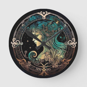 Elegante Virgo-Uhr Wanduhr