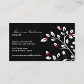 Elegante Visitenkarte (Rückseite)