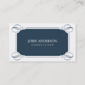 Elegante Visitenkarte (Rückseite)