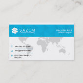 Elegante Visitenkarte (Rückseite)