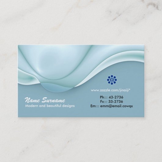 elegante Visitenkarte (Vorderseite)