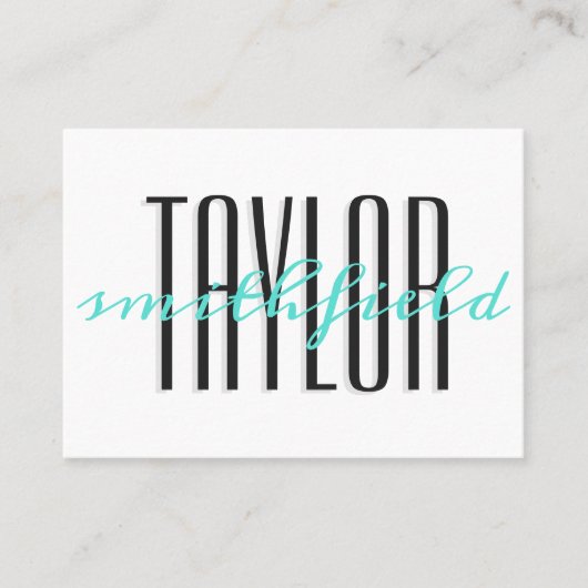 elegante Visitenkarte (Vorderseite)