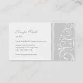 Elegante Visitenkarte (Rückseite)