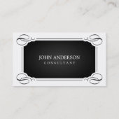 Elegante Visitenkarte (Rückseite)