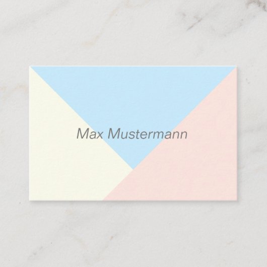 elegante visitenkarte (Vorderseite)