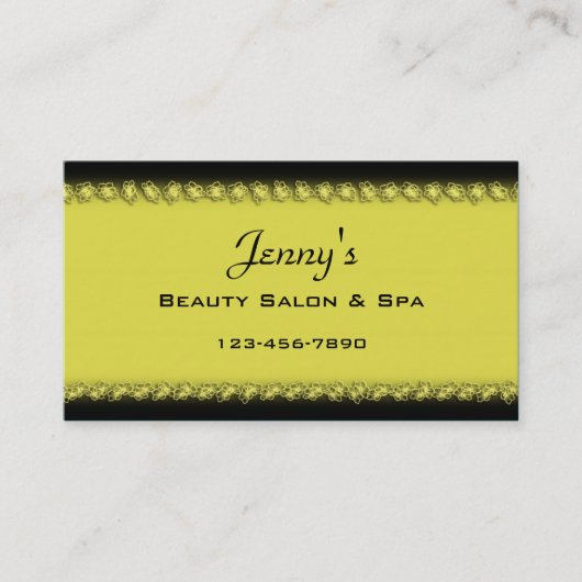 Elegante Visitenkarte (Vorderseite)