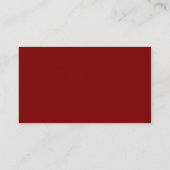 Elegante Visitenkarte (Rückseite)