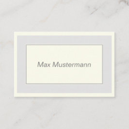 elegante visitenkarte