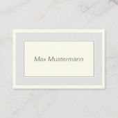 elegante visitenkarte (Vorderseite)