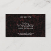 Elegante Visitenkarte (Rückseite)