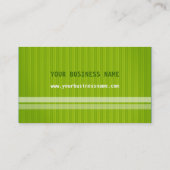 Elegante Visitenkarte (Rückseite)