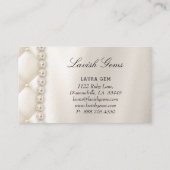 Elegante Visitenkarte (Rückseite)