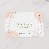 Elegante Visitenkarte (Vorderseite)