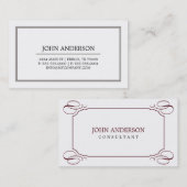 Elegante Visitenkarte (Vorne/Hinten)