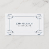 Elegante Visitenkarte (Rückseite)