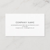 Amerikanisch, 8,9 cm x 5,1 cm Visitenkarte (Rückseite)