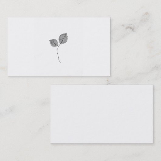 Elegante Visitenkarte (Vorne/Hinten)