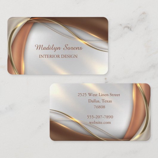 Elegante Visitenkarte (Vorne/Hinten)