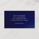 elegante Visitenkarte (Rückseite)