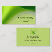 elegante Visitenkarte (Vorne/Hinten)