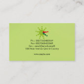 elegante Visitenkarte (Rückseite)