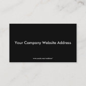 Elegante Visitenkarte (Rückseite)