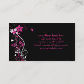 Elegante Visitenkarte (Rückseite)