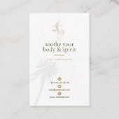 Elegante Visitenkarte (Rückseite)