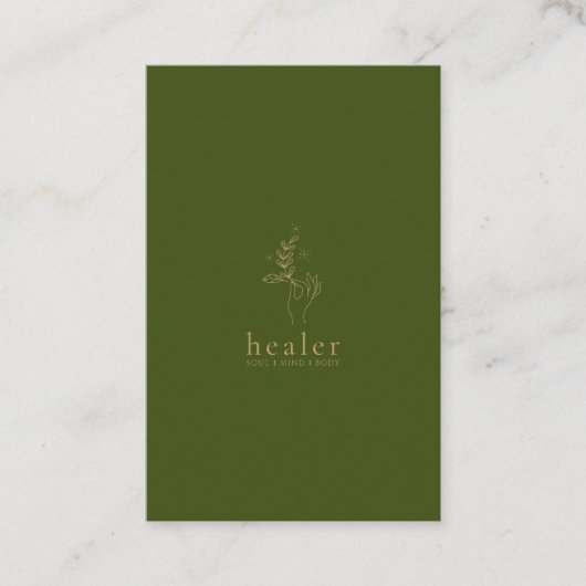 Elegante Visitenkarte (Vorderseite)