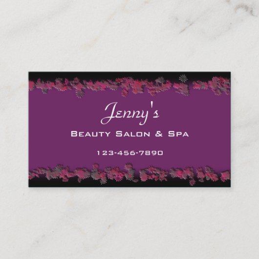 Elegante Visitenkarte (Vorderseite)