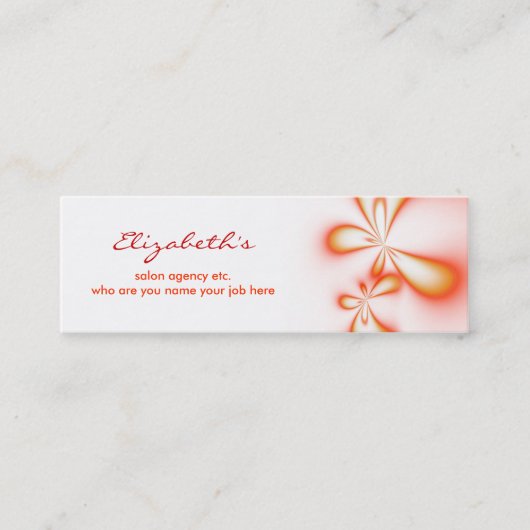 elegante Visitenkarte (Vorderseite)