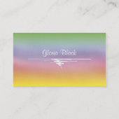 Elegante Visitenkarte (Rückseite)