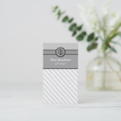 Elegante Visitenkarte (Stehend Vorderseite)