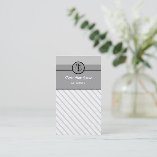 Elegante Visitenkarte (Stehend Vorderseite)