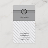 Elegante Visitenkarte (Rückseite)