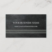 Elegante Visitenkarte (Rückseite)