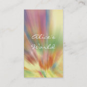 Elegante Visitenkarte (Rückseite)