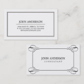 Elegante Visitenkarte (Vorne/Hinten)