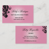 Elegante Visitenkarte (Vorne/Hinten)