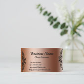 Elegante Visitenkarte 14 (Stehend Vorderseite)