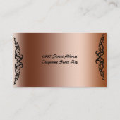 Elegante Visitenkarte 14 (Rückseite)