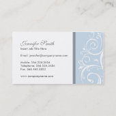 Elegante Visitenkarte - CCR (Rückseite)