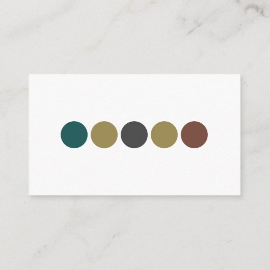 Elegante Visitenkarte für das Abendkleid Begleitkarte (Rückseite)