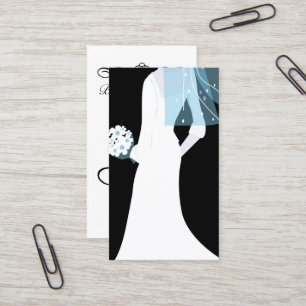 elegante Visitenkarte für die Braut