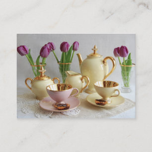 Elegante Visitenkarte für ein Café