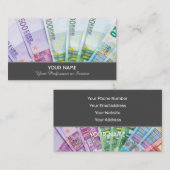 Elegante Visitenkarte für Finanzexperten (Vorne/Hinten)